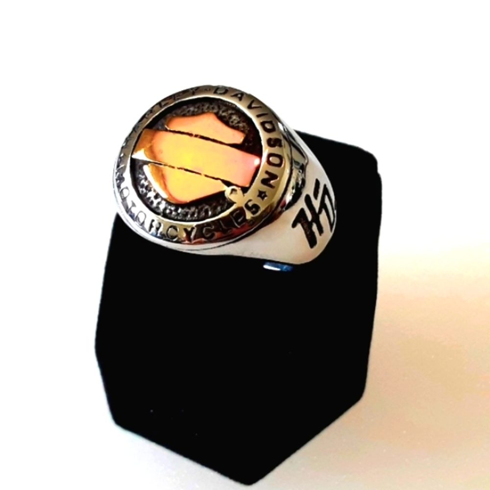 Harley Davidson stainless steel ring NWT